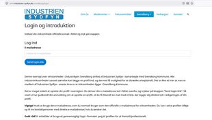 Industribyen Svendborg - login