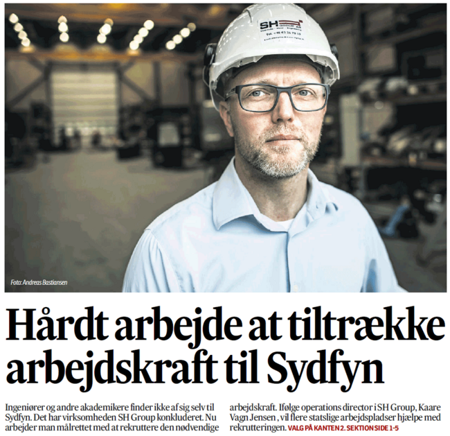 Læs artiklen her om SH Groups rekrutteringsudfordring